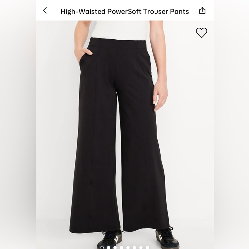 Old Navy Black High-Waisted Trousers for Semi-Formal Occasions